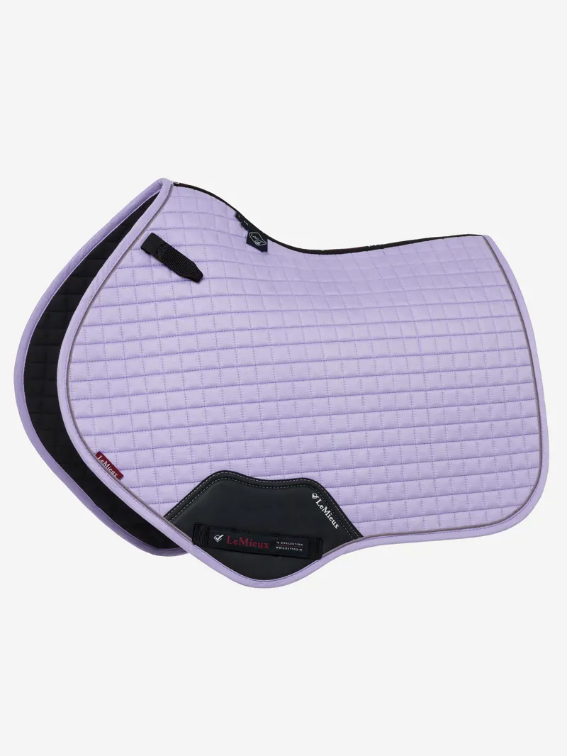 LeMieux Suede Close Contact Square in Wisteria